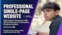 design and develop a responsive single page website