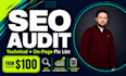do a full SEO audit for your website