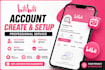 create and setup your bilibili account