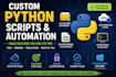automate repetitive tasks with custom python scripts