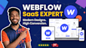 design and develop a modern saas website in webflow