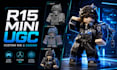 create roblox r15 mini ugc bundle with custom rig and caging, roblox ugc