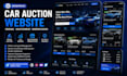 create wordpress car aution website bidding website multivendor website design