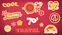design 70s vintage typography for logo