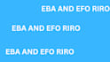 do eba and efo riro