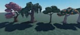a pack of organic game assets