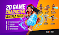 animate 2d game characters in spine