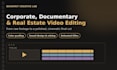 edit your corporate documentary or real estate video