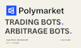 build your polymarket trading or arbitrage bot
