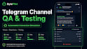 simulate telegram channel views and reactions for testing and QA