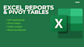 create excel pivot tables and summary reports