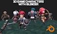 create mobile game character models in blender with optimized 3d assets