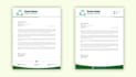 do professional editable letterhead design
