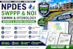 prepare npdes swppp noi swmm hydrology report