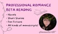 beta read your romance manuscript with detailed feedback