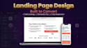 design and build a landing page with wordpress and elementor