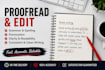 proofread and edit your english content