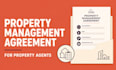 draft a comprehensive property management agreement for agents