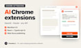 develop a custom chrome extension with ai and API integration