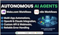 build autonomous ai agent using make and n8n