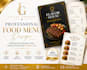 design professional food menu,cafe menu,digital menu