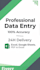 data entry in excel and google sheet