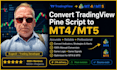 convert tradingview pinescript strategy to ninjatrader ctrader mt4 mt5 quantower