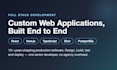 build a custom web application with react, nextjs and elixir