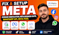 fix setup meta domain verfication, meta business suite, whatsapp API, meta pixel