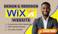 do wix website design, wix website redesign custom wix studio website develop