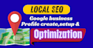 do local SEO, gbp optimization and google maps ranking
