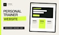 build a one page personal trainer website