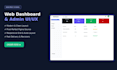 design a modern web dashboard and admin panel UI UX in figma
