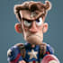 superhero character for comics
