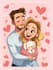 make a disney cartoon illustration