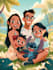 make a disney cartoon illustration