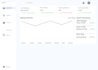 design analytics and financial dashboard in figma