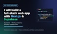 build a full stack web app with next js and supabase