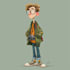 draw your character in a fun cartoon style