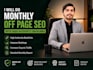 do monthly off page SEO with high authority backlinks