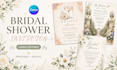 design canva editable bridal shower invitation