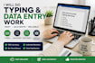 do english and sinhala typing, retyping and PDF conversion