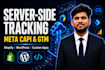 setup server side tracking, meta conversion API, and GTM for any website