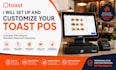 set up toast pos restaurant pos system and menu integration