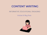 write engaging articles and blog posts
