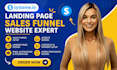create systeme io landing page systeme io sales funnel systeme io website expert