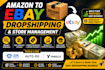 provide amazon to ebay dropshipping and store management