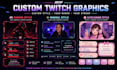 design custom twitch stream widgets and overlays