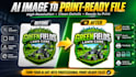 convert ai generated designs into professional print ready files