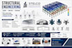 rcc and steel building structural design, analysis, and drawings